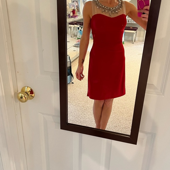 Joanna Chen New York mid length gown with embellished collar - Picture 4 of 14